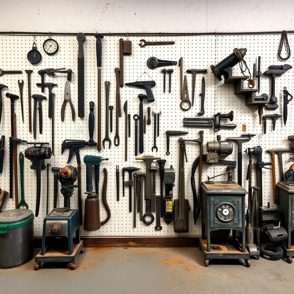 Werkstatt-Werkzeugwand
