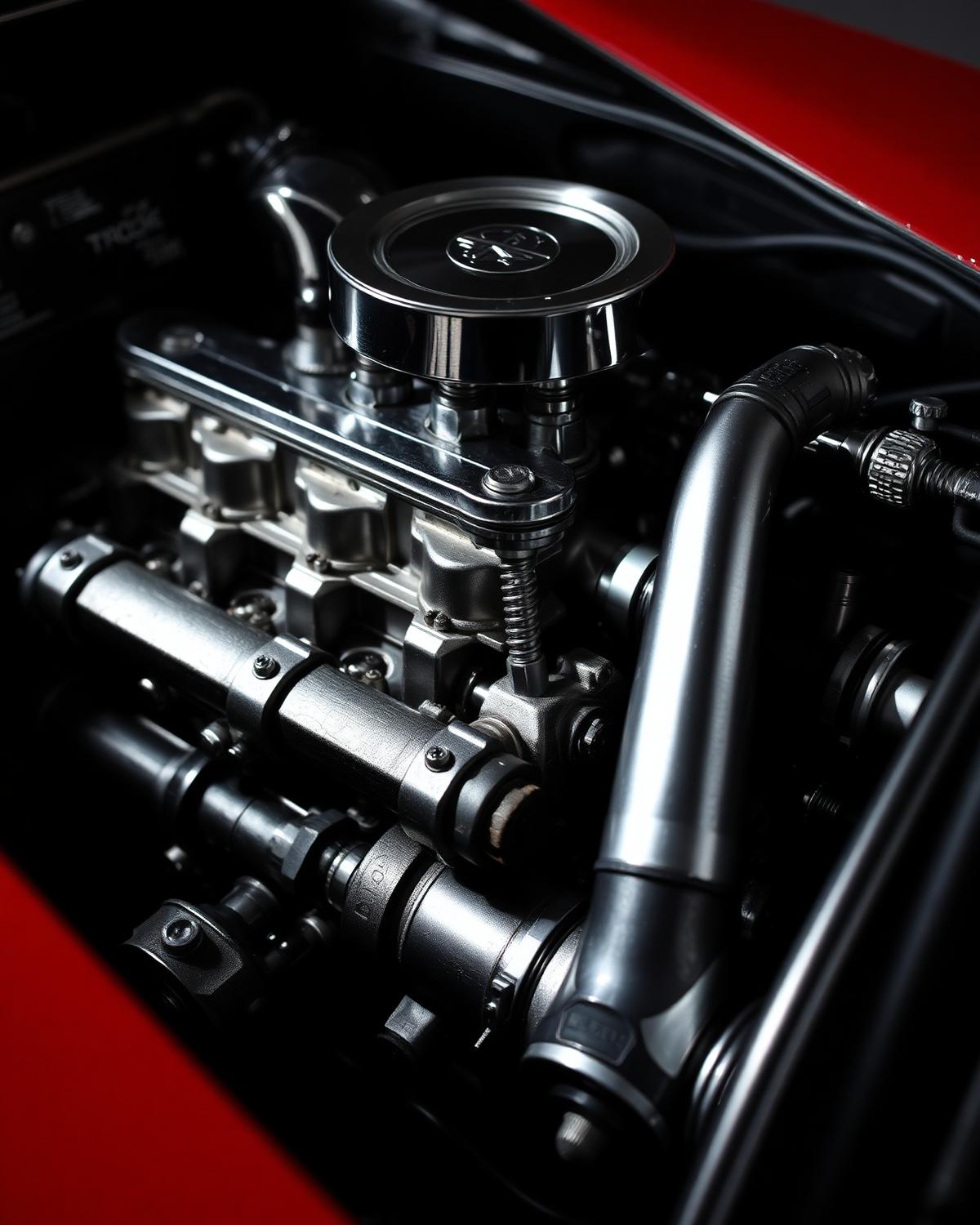Porsche Motor Detail